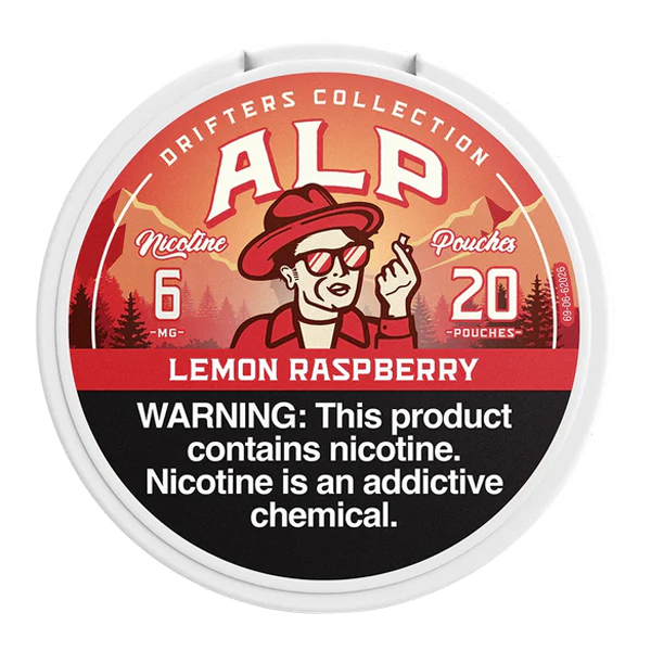 Lemon Raspberry Alp Drifters Pouches 6mg