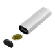 Exploded view Pax Mini vaporizer in silver