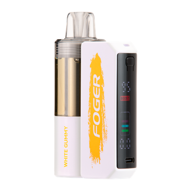 smoke plus fogger vape White Gummy FOGER Switch Pro Kit Most flavored e-cigarette pods Glass Tubes Select Flavor ::Lemon Mint