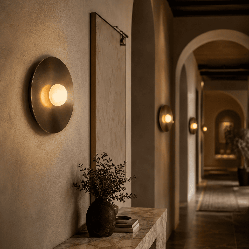 Oria Brass Wandleuchte