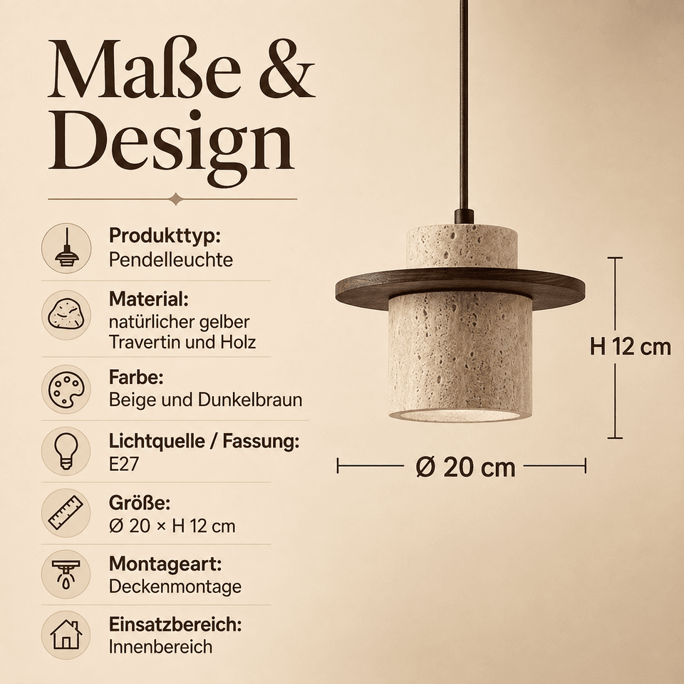 Aro Stone Pendelleuchte