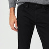 Mavi Jake Slim Leg Jean - Double Black Supermove