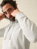 Faherty Sunwashed Slub Hoodie - Lt. Grey Heather