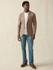 Faherty Inlet Blazer Sweater - Walnut Melange