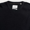 Billy Reid Cotton-Cashmere Mini Waffle Crew - Midnight