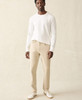 Faherty Stretch Terry 5-Pocket Pant - Stone