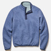 Marine Layer Corbet Quilted Reversible Pullover - Slate/Faded Navy