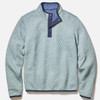 Marine Layer Corbet Quilted Reversible Pullover - Slate/Faded Navy