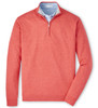Peter Millar Coolspun Cotton 1/4 Zip - Geranium