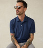 Faherty Movement Polo - Great Falls Heather