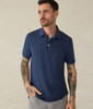 Faherty Movement Polo - Great Falls Heather