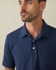 Faherty Movement Polo - Great Falls Heather
