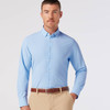 Mizzen + Main Leeward Performance Dress Shirt - Lt. Blue Stratton Check