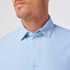 Mizzen + Main Leeward Performance Dress Shirt - Lt. Blue Stratton Check