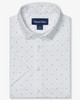 Mizzen + Main Halyard Short Sleeve Shirt - White Dot