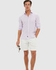 Faherty Laguna Linen Shirt - Wisteria
