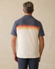 Faherty Cabana Towel Terry Surf Stripe Polo