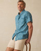 Faherty Breeze Shirt - Stormy Sea Floral