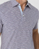Sunwashed Polo - Sea Fire Stripe 