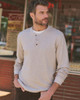 Waffle Henley in Oatmeal
