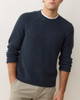 Inverness Crew Sweater in Navy/Green