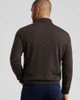 Autumn Crest Suede Trim 1/4 Zip Sweater
