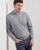 West 1/4 Zip Sweater in British Grey