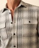 Legend Sweater Shirt - Charcoal Cream Plaid