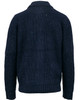 Wool Blend Donegal Cardigan in Navy