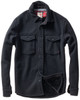 Pique Fleece Workshirt in Black