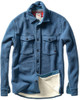 Pique Fleece Workshirt in Dk Marine