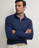 Albatross Pique 1/4 Zip in Navy