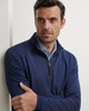 Albatross Pique 1/4 Zip in Navy