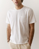 Luxe 250 Relaxed Pocket Tee in White