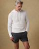 Sunwashed Slub Hoodie in White