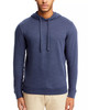 Slub Cotton Hoodie in Blue Nights