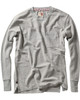 Long Sleeve Vintage Pique Crew in Lt. Grey