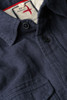 Slub Linen Workshirt in Navy