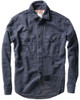 Slub Linen Workshirt in Navy