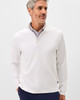 Hoppin Ribbed Knit Performance 1/4 Zip in White