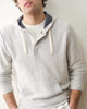 Portola Beach Hoodie in White-Navy