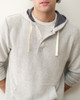 Portola Beach Hoodie in White-Navy