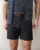 7" Saturday Hemp Chino Short in India Ink
