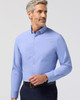 Leeward Performance Dress Shirt in Cobalt Stratton Check