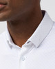 Halyard Short Sleeve Shirt in White Petal Hatch