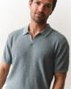 Greyson Sweater Polo in Slate