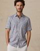 Short Sleeve Breeze Shirt in Antique Berry Floral