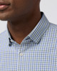 Leeward No Tuck Dress Shirt in Olive Miles Plaid