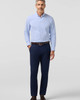 Leeward Performance Dress Shirt in Skyline Blue Miles Plaid