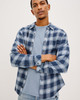 Lennox Shirt in Marine Heather Glass